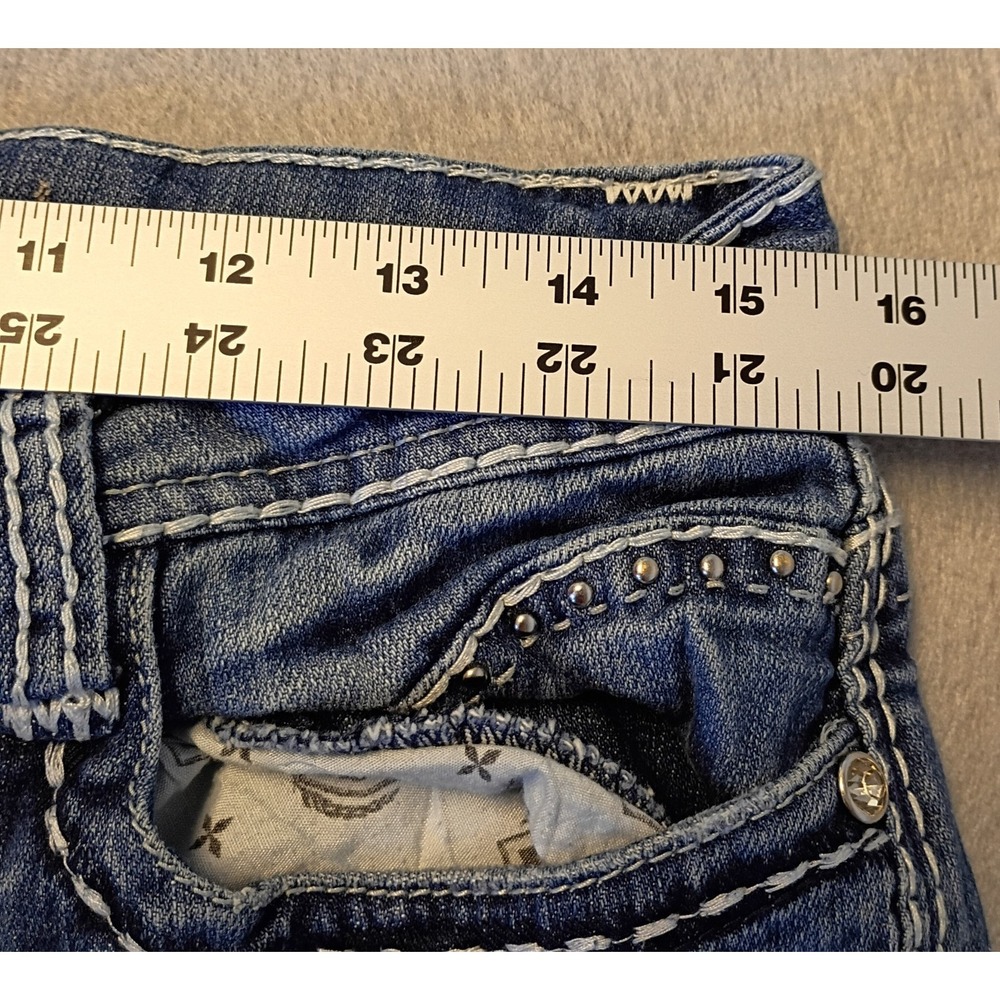 CELLO Women's Med Wash Jeans Boot Cut Pants Size 15 Y2K - Picture 12 of 12
